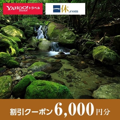 【鹿児島県屋久島町】一休.com・Yahoo!トラベル割引クーポン(6,000円分)