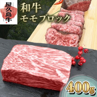 【屋久島牛】和牛モモブロック400g(屋久島町)