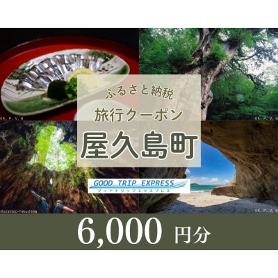 屋久島町に泊まるふるさと納税旅行クーポン【6,000円分】(屋久島町)
