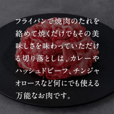 鳥取和牛切り落とし400g【やまのおかげ屋】HN40(トレー)