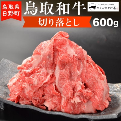 鳥取和牛 切り落とし(600g)【やまのおかげ屋】HN010-003(トレー)