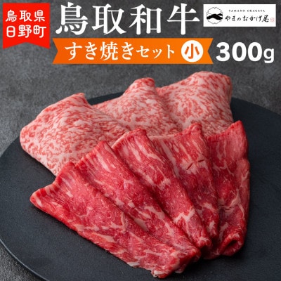 鳥取和牛 すき焼きセット(小)(300g)【やまのおかげ屋】HN012-005(トレー)