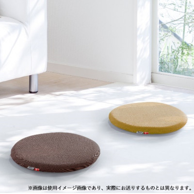 【テンピュール(R)】マルマルクッション　ブラウン