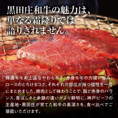 【黒田庄和牛】焼肉3種食べ比べセット 1200g