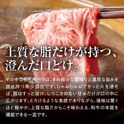 【黒田庄和牛】三角バラ切り落とし 400g