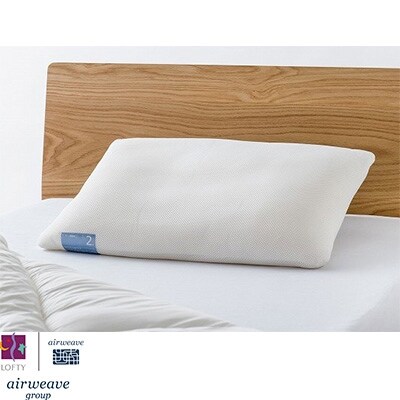 (エアウィーヴ グループ)ロフテー「快眠枕 エラスティックパイプ(専用カバー付き)」4号・ピンク