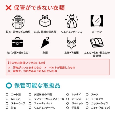 衣類保管コース　クーポン