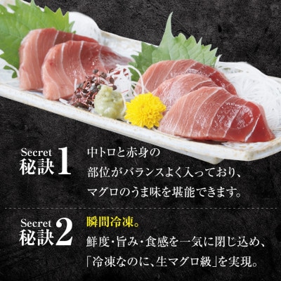 天然南マグロ(インドマグロ)中トロ 赤身 お刺身 小分け 約300g (150g×2P)09-21