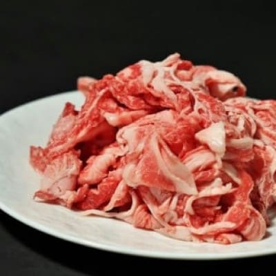 【神戸牛 牝】霜降り切り落とし肉　1.5kg(500g×3)