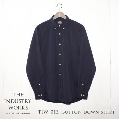 播州織ストレッチボタンダウンシャツ(TIW013/M)