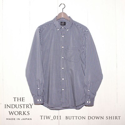 播州織ストレッチボタンダウンシャツ(TIW011/M)
