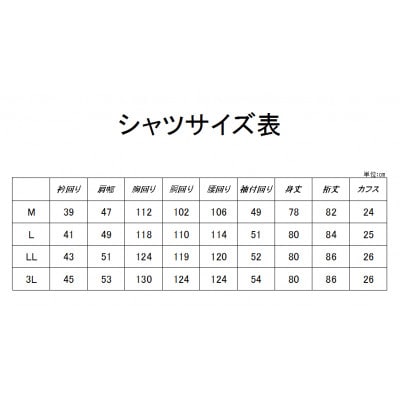 播州織　長袖メンズシャツ　AT-39　サイズ:L　1着
