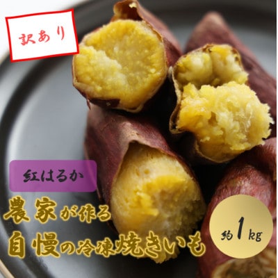 【訳あり】農家が作った超熟成蜜芋「こいもあまいも」の冷凍焼きいも 合計約1kg(紅はるか)