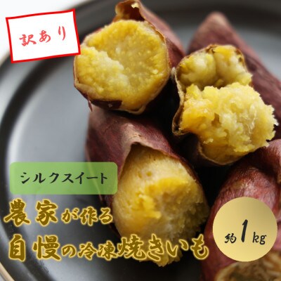 【訳あり】農家が作った超熟成蜜芋「こいもあまいも」の冷凍焼きいも 合計約1kg(シルクスイート)