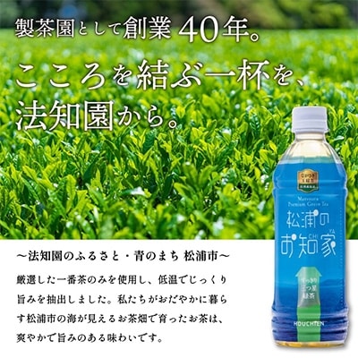 松浦産「松浦のお知家」お茶ペットボトル500ml×24本