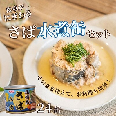 【毎月定期便】さば水煮缶セット(24缶)全3回