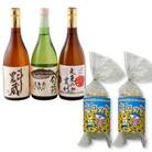 本格芋焼酎と清酒720ml3本組と魚ロッケ2パックセット(C-9)【複数個口で配送】