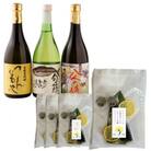 本格麦焼酎と清酒720ml3本組とレモンしめ鯖4パックセット(B-10)【複数個口で配送】
