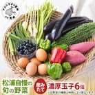 道の駅松浦海のふるさと館「旬のお野菜+産みたて濃厚玉子6個」の大満足セット!