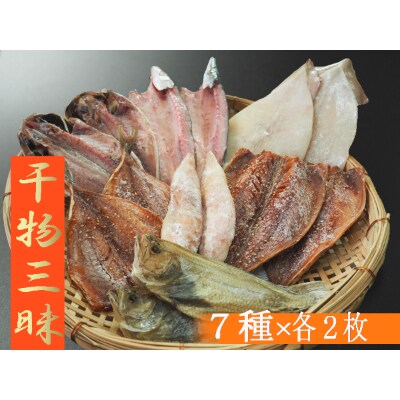 松浦干物三昧　～潮風物語セット　あじ・さば・いか・ふぐなどの魚介の詰め合わせ～