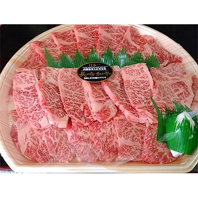 松浦食肉組合厳選A4ランク以上　長崎和牛肩ロース焼肉用500g