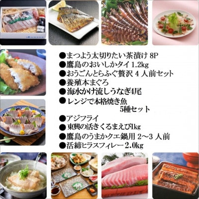 お届けオーダーメイド!松浦お魚パラダイスDX　10種セット