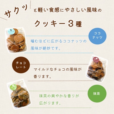 天使のシフォンケーキプレーンホール&クッキー3種セット