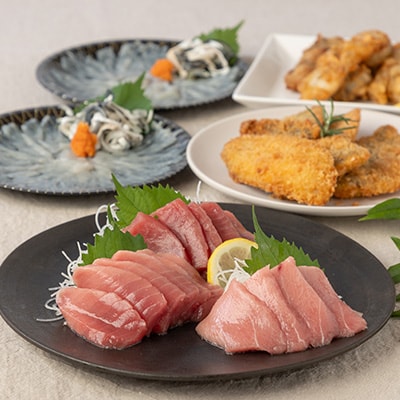まぐろ・とらふぐ・アジフライ「松浦を食べる」御馳走セット