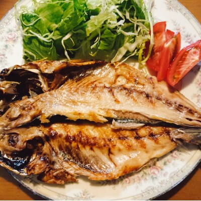 真あじ干物10枚といか活き造り詰合せ
