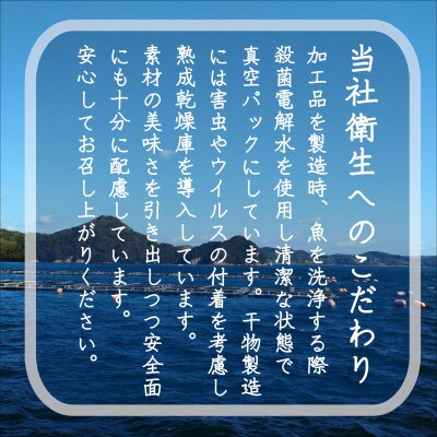鷹島特産トラフグの干物が入った金の干し魚セット(約700g)