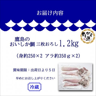鷹島のおいしかタイ(1.2kg)