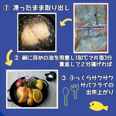 サクふわジューシー極厚サバフライ約1kg　～肉厚で脂がのった鯖を厳選～