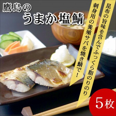 鷹島のうまか塩鯖 5枚