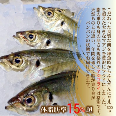 「アジフライの聖地　松浦」 体脂肪率15%以上!養殖真あじの格別な食べ応えアジフライ開き