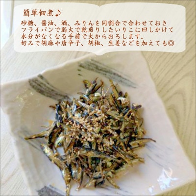 塩も添加物も不使用!食べておいしいいりこ　100g×4袋