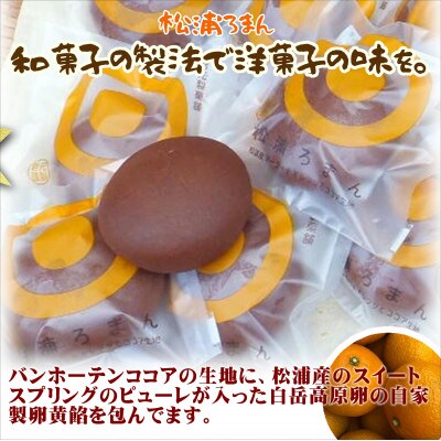 【2023年4月下旬発送】「長崎カステラ」2本とココアにオレンジ風味の餡が絶妙「松浦ろまん」6個