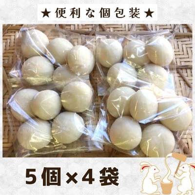和菓子屋さんの丸餅　5個入×4袋