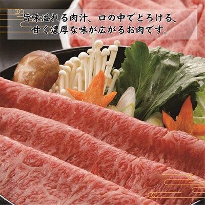 【毎月定期便】長崎和牛A4ランク以上肩ローススライス400g全3回