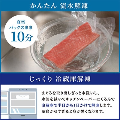 鷹島産本まぐろ　大中合わせて400g　まぐろ丼のタレ付き