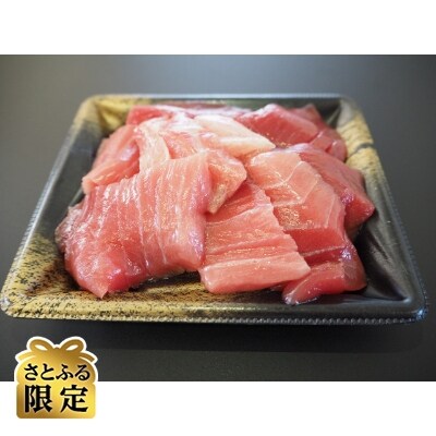 【2023年6月中旬発送】【さとふる限定】本まぐろ　切落し400g(食べ切りサイズ100g×4)