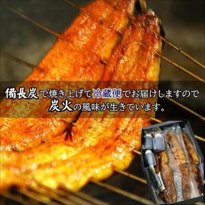 【2023年4月上旬発送】天保年間創業　祖川真兵衛総本家鶴屋の炭火焼海うなぎ　蒲焼き3尾