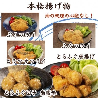 漁協直送　忙しいあなたに簡単調理!　袋のままレンジで本格揚げ物5種セット
