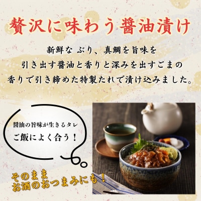 漁協直送!活〆海鮮漬け　2種×2袋(濃口漬け丼仕立て)
