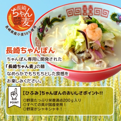 長崎伝統の味　長崎ちゃんぽん(冷凍)8個入り