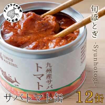 缶詰工場直送　伝統のさば缶「旬ほとぎ」トマト12缶