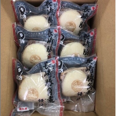 【発送月固定定期便】自慢の逸品、豚角煮まんじゅう6個入り全4回