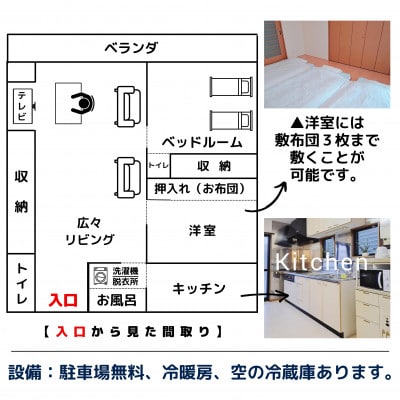 ゲストハウス海の風 1日1組だけの1棟貸し(1泊2日2名様利用チケット)