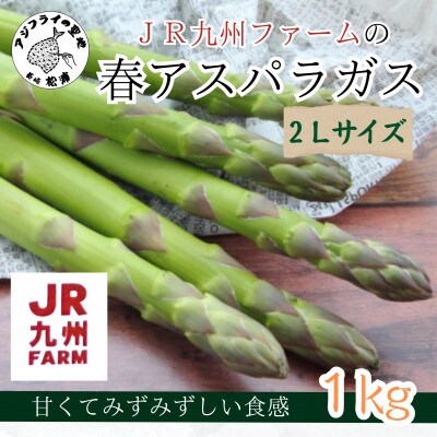 JR九州ファームの春アスパラガス　2Lサイズ1kg