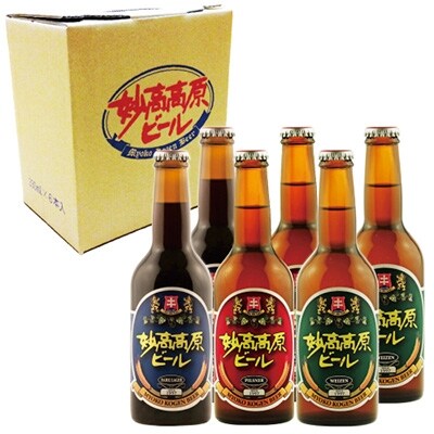 【妙高高原ビール】3種ギフトセット(330ml× 6本)