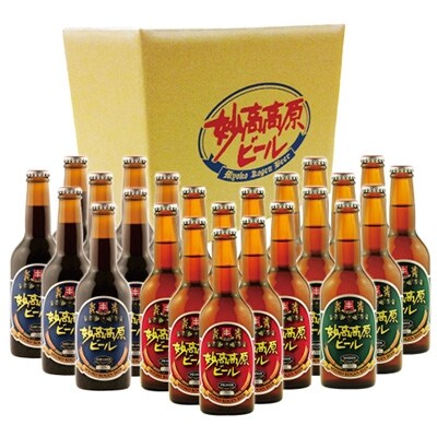 【妙高高原ビール】3種ギフトセット(330ml×24本)